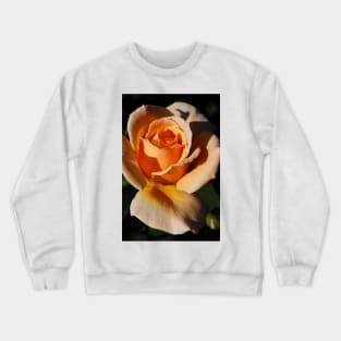 Peach Rose Crewneck Sweatshirt